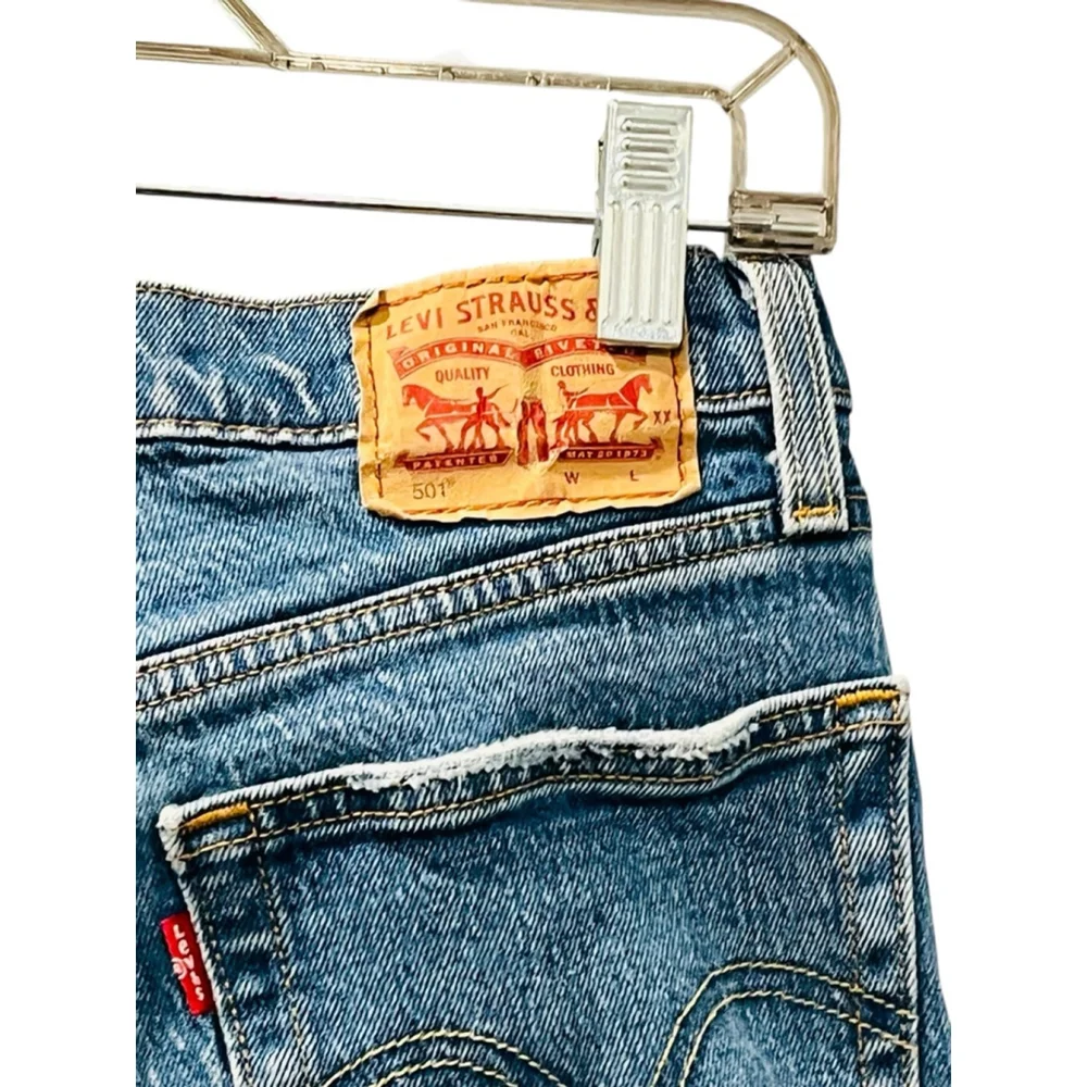 Levi's Blue Denim Jean Shorts